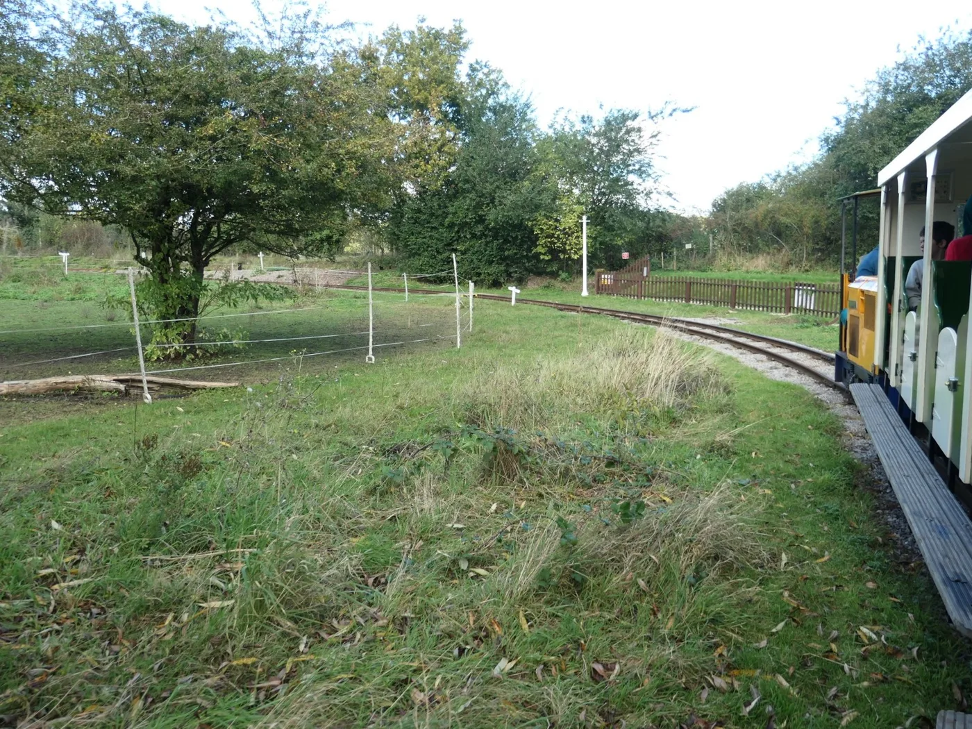 The Hampton Kempton Waterworks Railway at Hanworth, where the Santa Specials run in December
