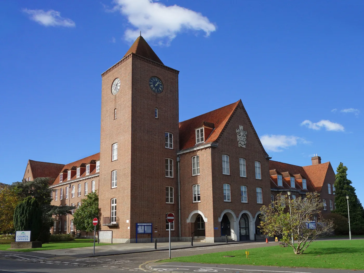 Spelthorne's council offices at Knowle Green, Staines, where the Standards Committee meets on 2 September.